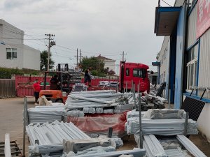 金用護(hù)欄2020年8月7日鋅鋼陽(yáng)臺(tái)護(hù)欄裝車發(fā)貨！