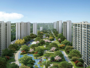 寧波大榭海悅潮鳴府小區(qū)項目定制鋅鋼連廊欄桿產品