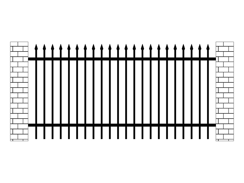 小區鋅鋼圍欄圖片3
